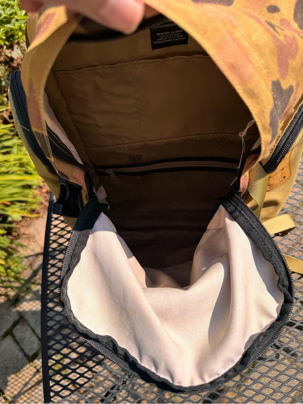 Burton Kilo 27 Liter Tan Camo Backpack
